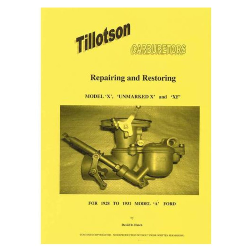 BC-2A Vergaser Handbuch Tillotson Ford Model-A 1928-1931 BC-2A Vergaser Handbuch Tillotson Ford Model-A 1928-1931