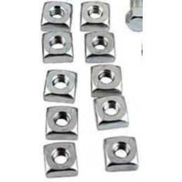 SN-12/24-Q10 Vierkantmuttern-Satz mit o. 12-24 UNC Gewinde Ford Model-T 1909-1927 Ford Model-A 1928-1931
