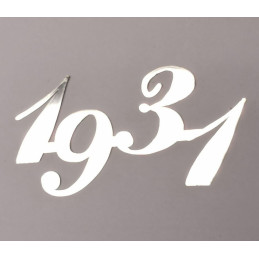 A-3921-1931-E Emblem Jahreszahl Edelstahl 1931 Ford Model-A 1931